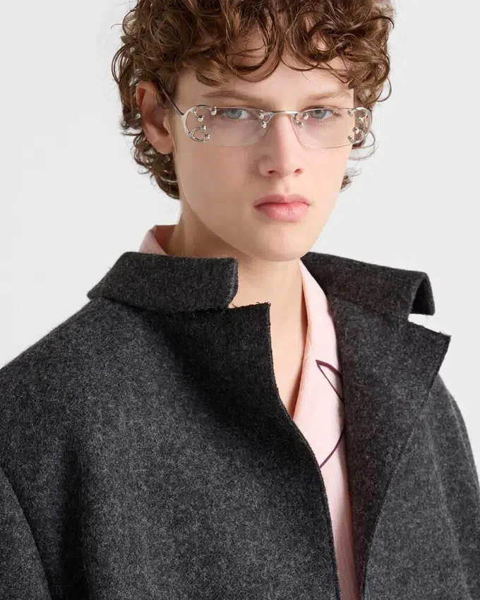 Chaqueta de lana de Shetland de botonadura sencilla Chaqueta de lana de Shetland de botonadura sencilla