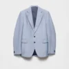 Chaqueta de lana y mohair de botonadura sencilla Chaqueta de lana y mohair de botonadura sencilla