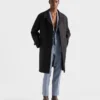 Chaqueta de lana y mohair de botonadura sencilla Chaqueta de lana y mohair de botonadura sencilla
