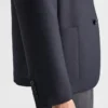 Chaqueta de lana y mohair de botonadura sencilla Chaqueta de lana y mohair de botonadura sencilla