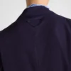 Chaqueta de mezcla de algodón de botonadura sencilla Chaqueta de mezcla de algodón de botonadura sencilla