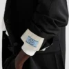 Chaqueta de mohair de cabrito de botonadura sencilla Chaqueta de mohair de cabrito de botonadura sencilla