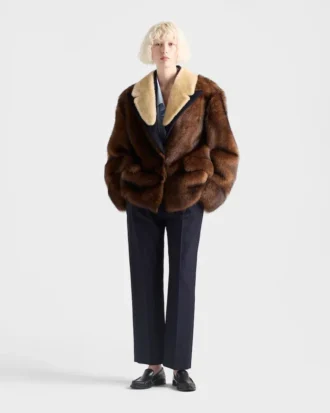 Chaqueta de piel de oveja