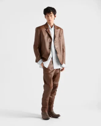 Chaqueta de piel napa