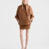 Chaqueta de piel napa con bufanda Chaqueta de piel napa con bufanda