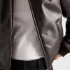 Chaqueta de piel y borreguillo Chaqueta de piel y borreguillo