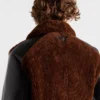 Chaqueta de piel y borreguillo Chaqueta de piel y borreguillo