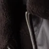 Chaqueta de piel y borreguillo Chaqueta de piel y borreguillo