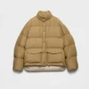 Chaqueta de plumón de tejido técnico de peso medio Chaqueta de plumón de tejido técnico de peso medio