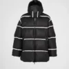 Chaqueta de plumón de tejido técnico ligero de peso medio Chaqueta de plumón de tejido técnico ligero de peso medio