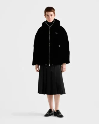 Chaqueta de plumón de terciopelo