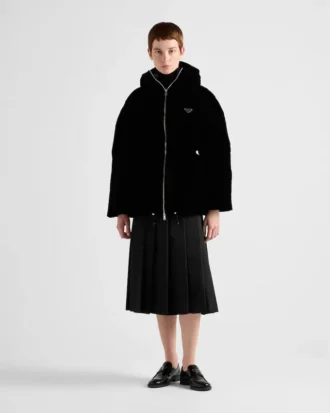 Chaqueta de plumón de terciopelo