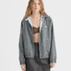 Chaqueta de popelín a cuadros Chaqueta de popelín a cuadros