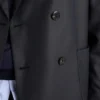 Chaqueta de seda cruzada Chaqueta de seda cruzada