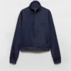 Chaqueta de tejido técnico con cremallera Chaqueta de tejido técnico con cremallera