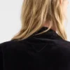 Chaqueta de terciopelo de botonadura sencilla Chaqueta de terciopelo de botonadura sencilla