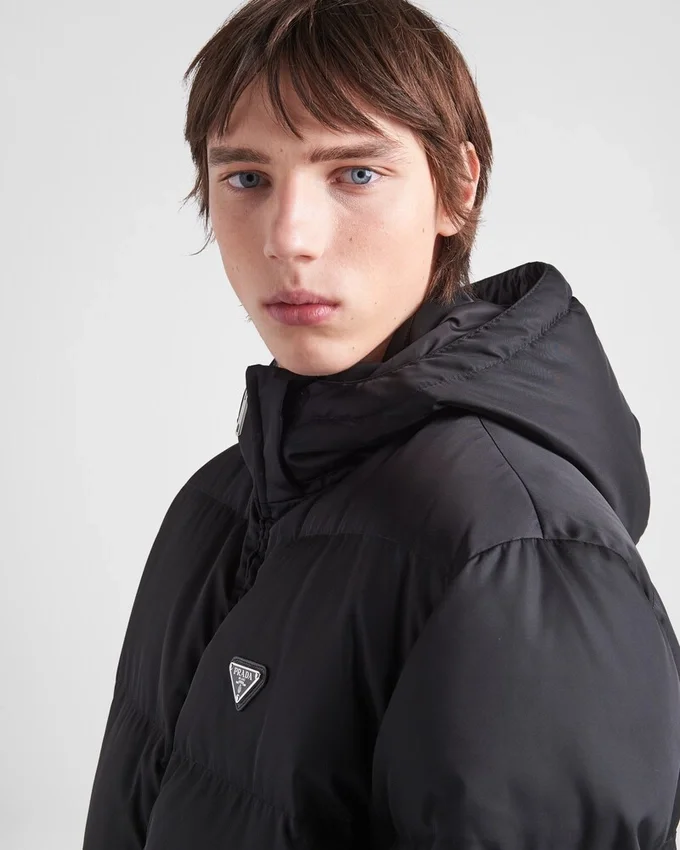 Chaqueta larga de plumón Re-Nylon Chaqueta larga de plumón Re-Nylon