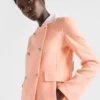 Chaqueta marinera de cachemira ligera de doble botonadura Chaqueta marinera de cachemira ligera de doble botonadura