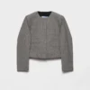 Chaqueta Moulina de un solo botonadura con estampado Príncipe de Gales Chaqueta Moulina de un solo botonadura con estampado Príncipe de Gales