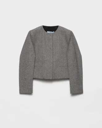 Chaqueta Moulina de un solo botonadura con estampado Príncipe de Gales Chaqueta Moulina de un solo botonadura con estampado Príncipe de Gales