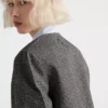Chaqueta Moulina de un solo botonadura con estampado Príncipe de Gales Chaqueta Moulina de un solo botonadura con estampado Príncipe de Gales