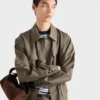 Chaqueta safari de mohair y lana