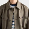 Chaqueta safari de mohair y lana