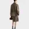 Chaqueta safari de mohair y lana