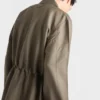 Chaqueta safari de mohair y lana
