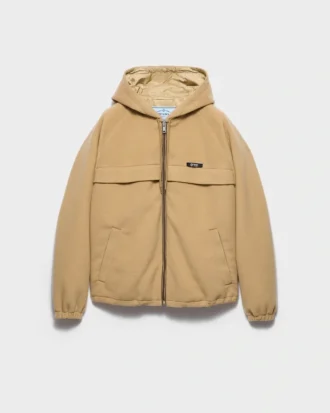 Chaqueta técnica con capucha de forro polar Chaqueta técnica con capucha de forro polar