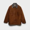 Chaqueta tipo cabán de ante Chaqueta tipo cabán de ante