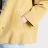 Chaqueta tipo cabán de ante Chaqueta tipo cabán de ante