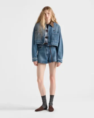Chaqueta vaquera corta