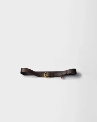 Cinturón de piel