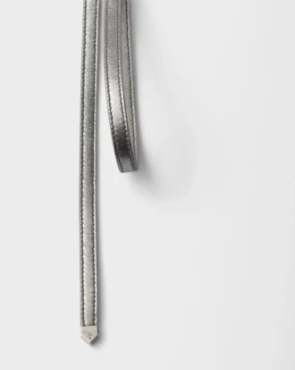 Cinturón de piel napa