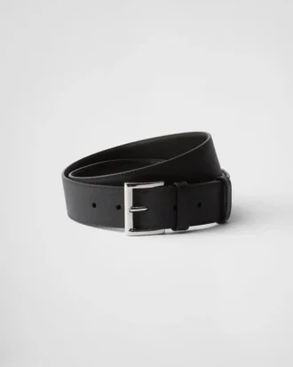 Cinturón de piel Saffiano
