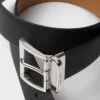 Cinturón reversible de piel Saffiano