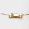 Collar con colgante de lazo de oro eterno – Oro amarillo Collar con colgante de lazo de oro eterno – Oro amarillo