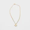 Collar con colgante Eternal Gold en oro amarillo
