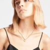 Collar con colgante Eternal Gold en oro amarillo