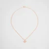 Collar con colgante Eternal Gold en oro rosa