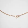 Collar con colgante Eternal Gold en oro rosa