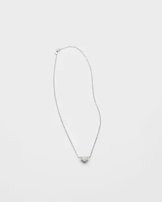 Collar con colgante Eternal Gold – Oro blanco y diamante cultivado en laboratorio Collar con colgante Eternal Gold – Oro blanco y diamante cultivado en laboratorio