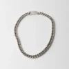 Collar de cadena de plata Collar de cadena de plata