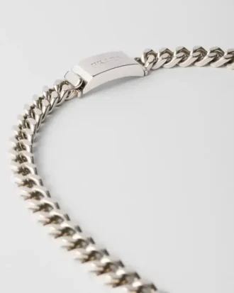 Collar de cadena de plata Collar de cadena de plata