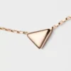 Collar Eternal Gold en oro rosa con colgante Nano Triangle Collar Eternal Gold en oro rosa con colgante Nano Triangle