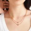 Collar Eternal Gold en oro rosa con colgante Nano Triangle Collar Eternal Gold en oro rosa con colgante Nano Triangle