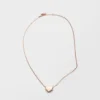 Collar Eternal Gold Nano Heart en oro rosa