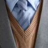 Corbata de mezcla de lino