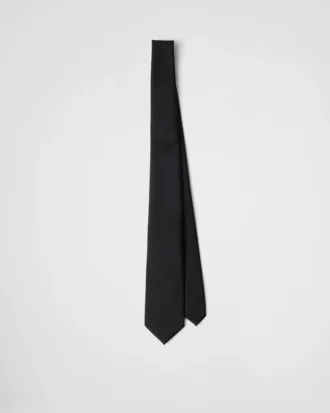 Corbata de mohair y seda